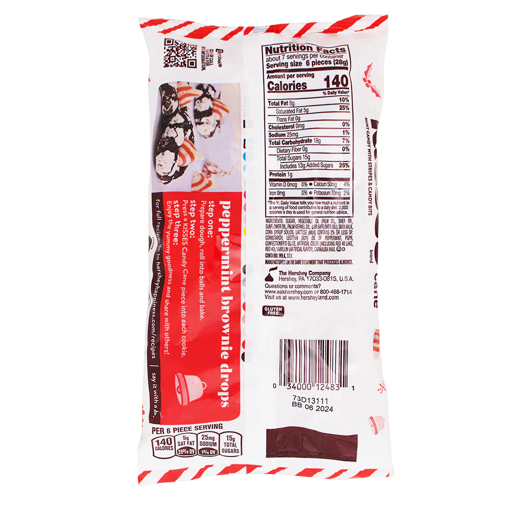 Hershey's Kisses Candy Cane - 7oz - Image 2