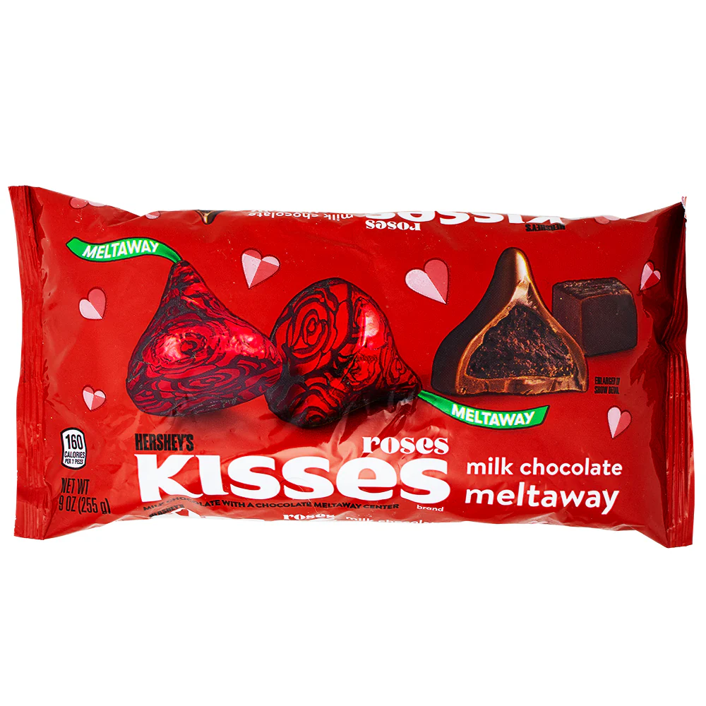 Hershey's Kisses Roses Milk Chocolate Meltaways - 9oz