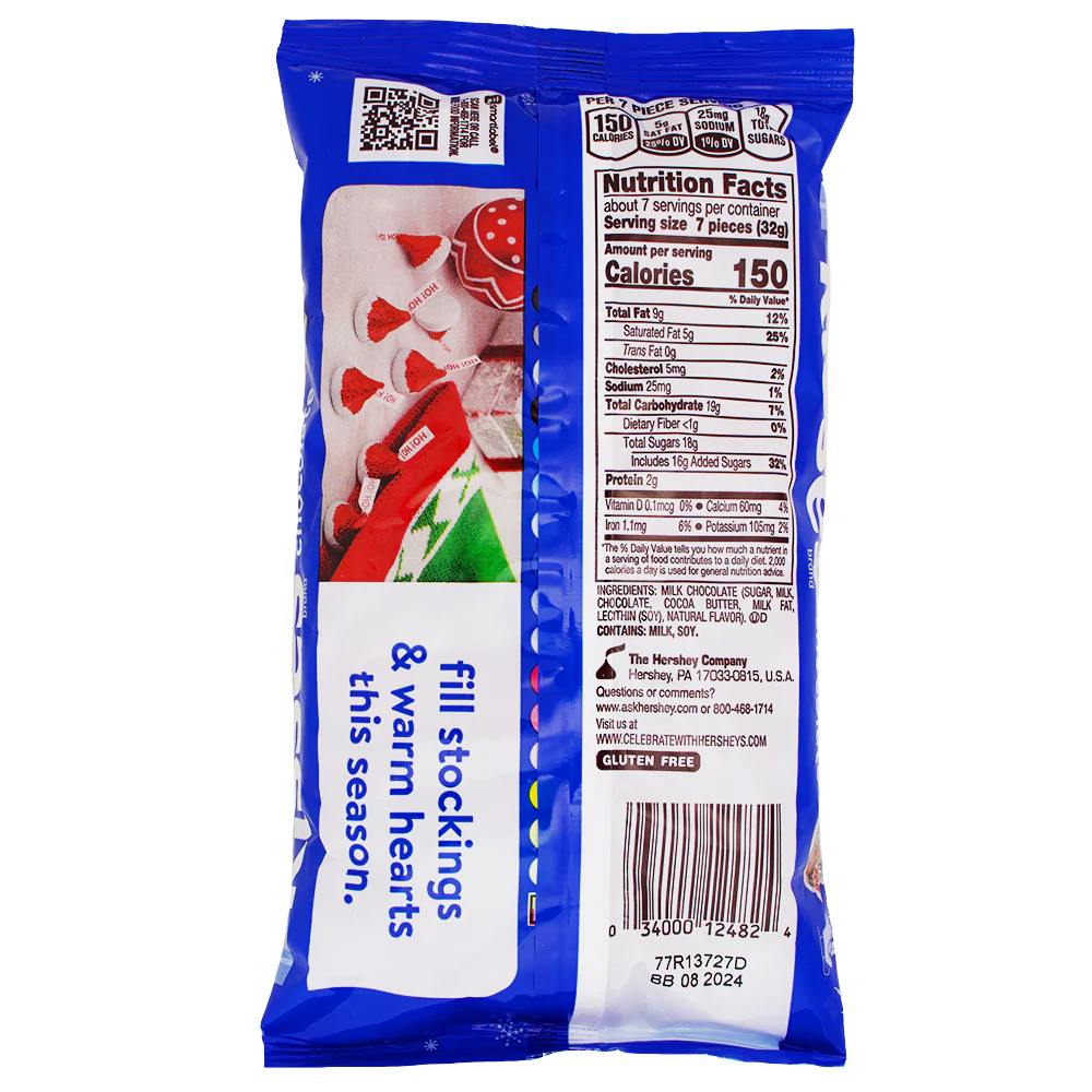 Hershey's Santa Hat Kisses - 7.8oz - Image 2