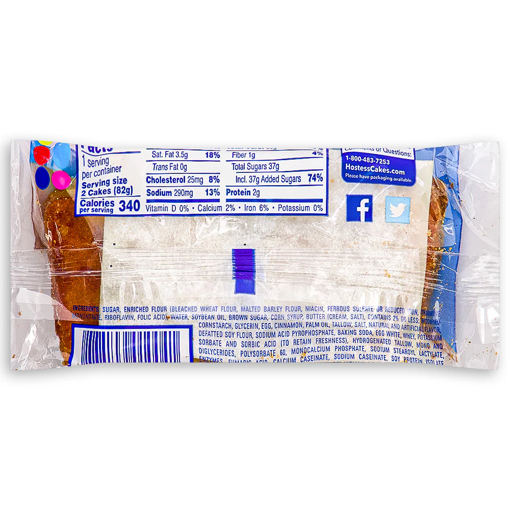 Hostess Cinnamon Streusel Coffee Cakes - 82g - Image 3