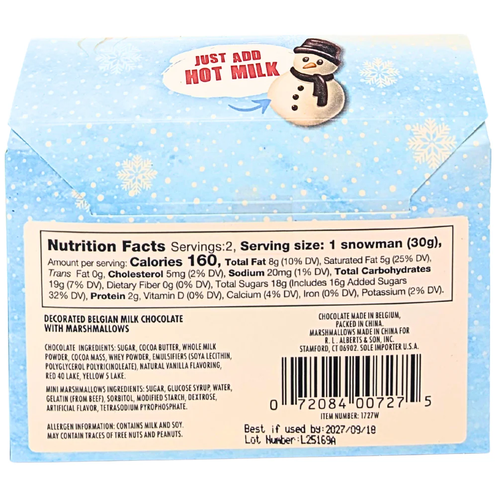 Hot Cocoa Snowmen Toppers - 60g - Image 2