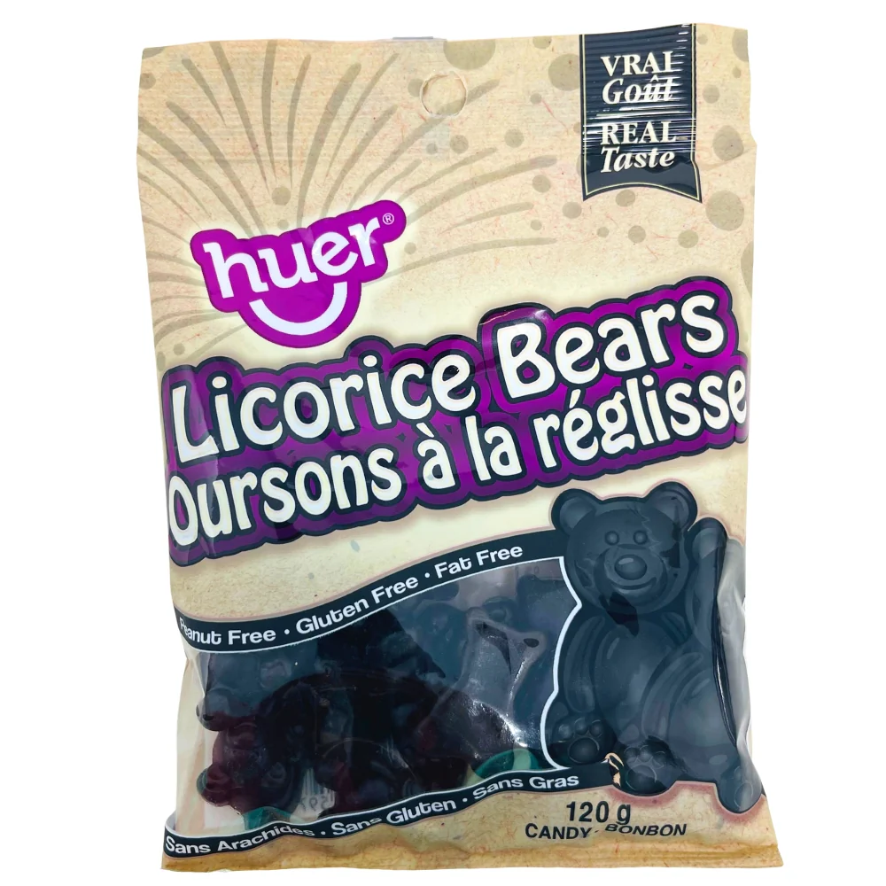 Huer Licorice Bears - 120g
