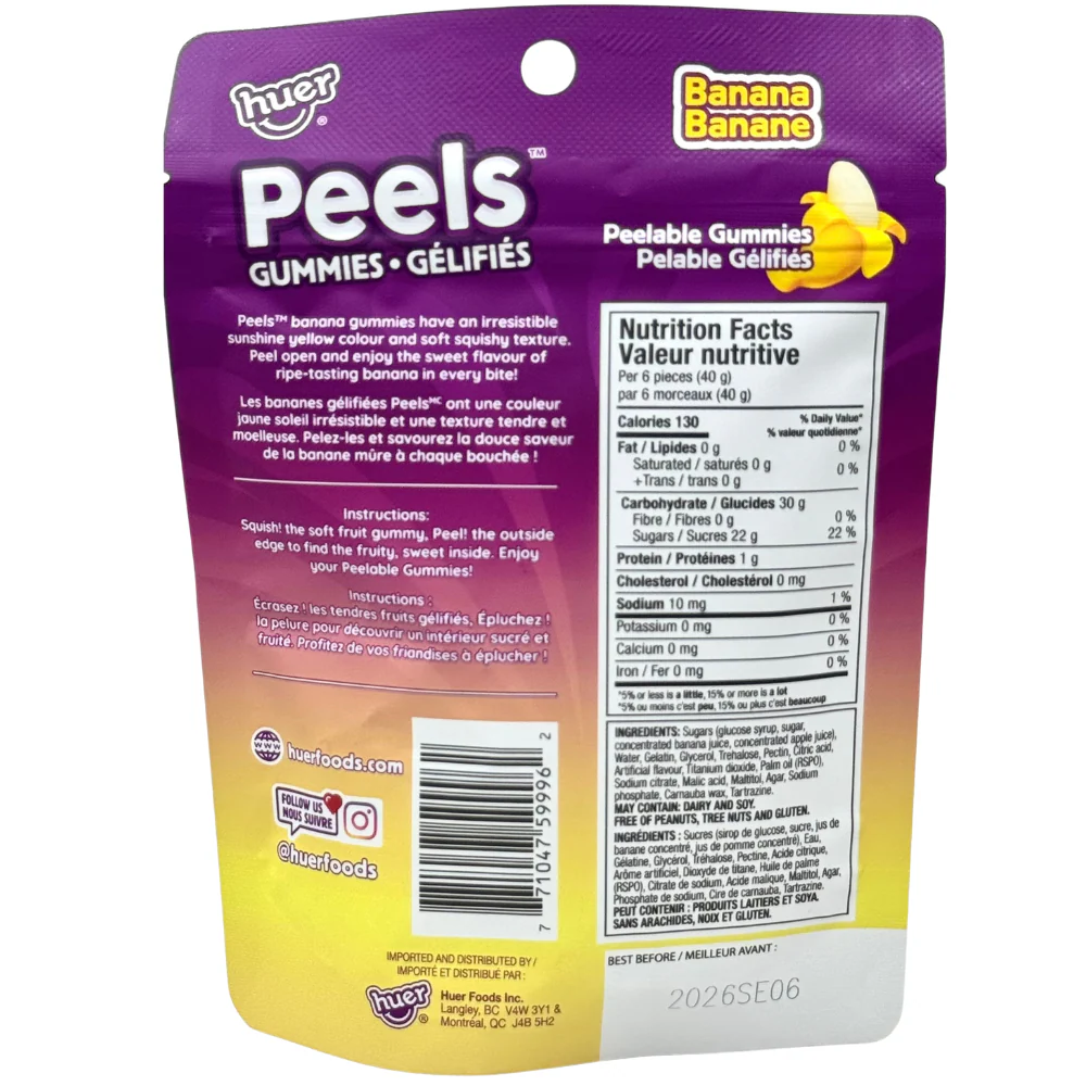 Huer Peels Gummies Banana - 65g - Image 2