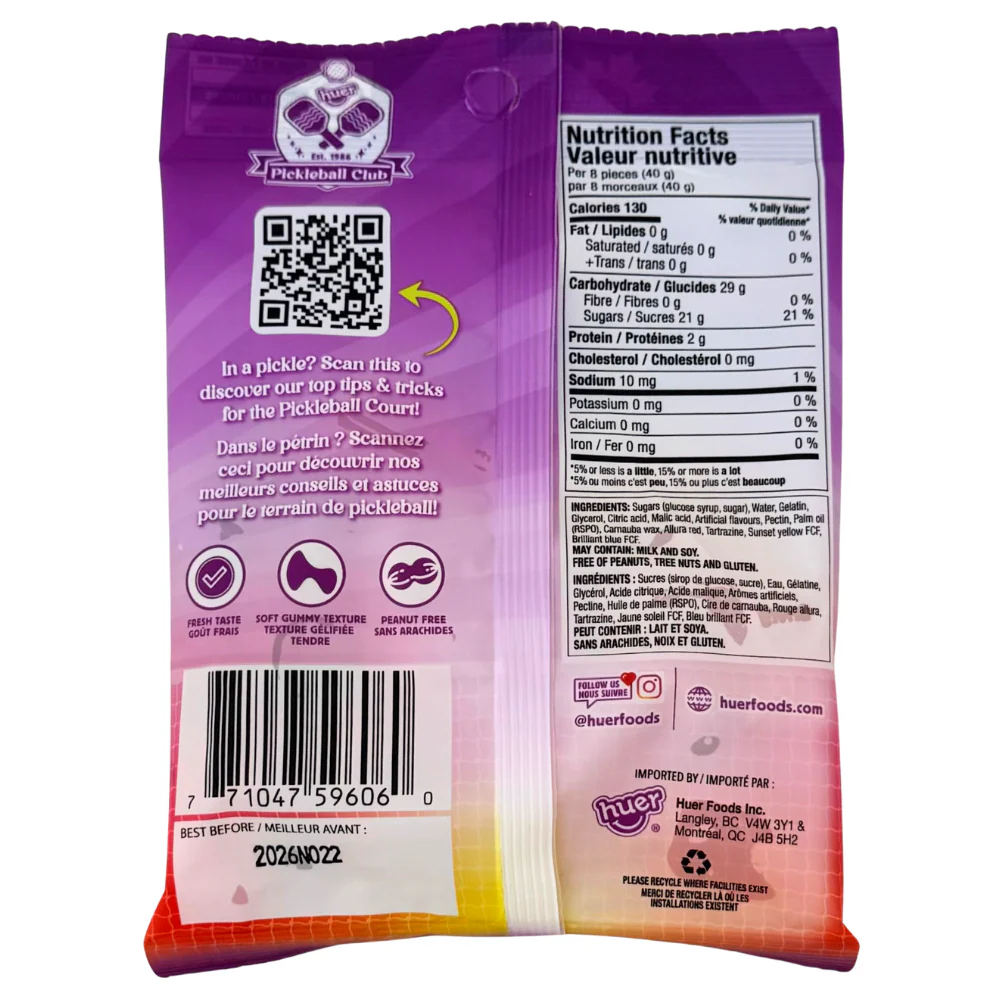 Huer Pickleball Gummies - 120g - Image 2