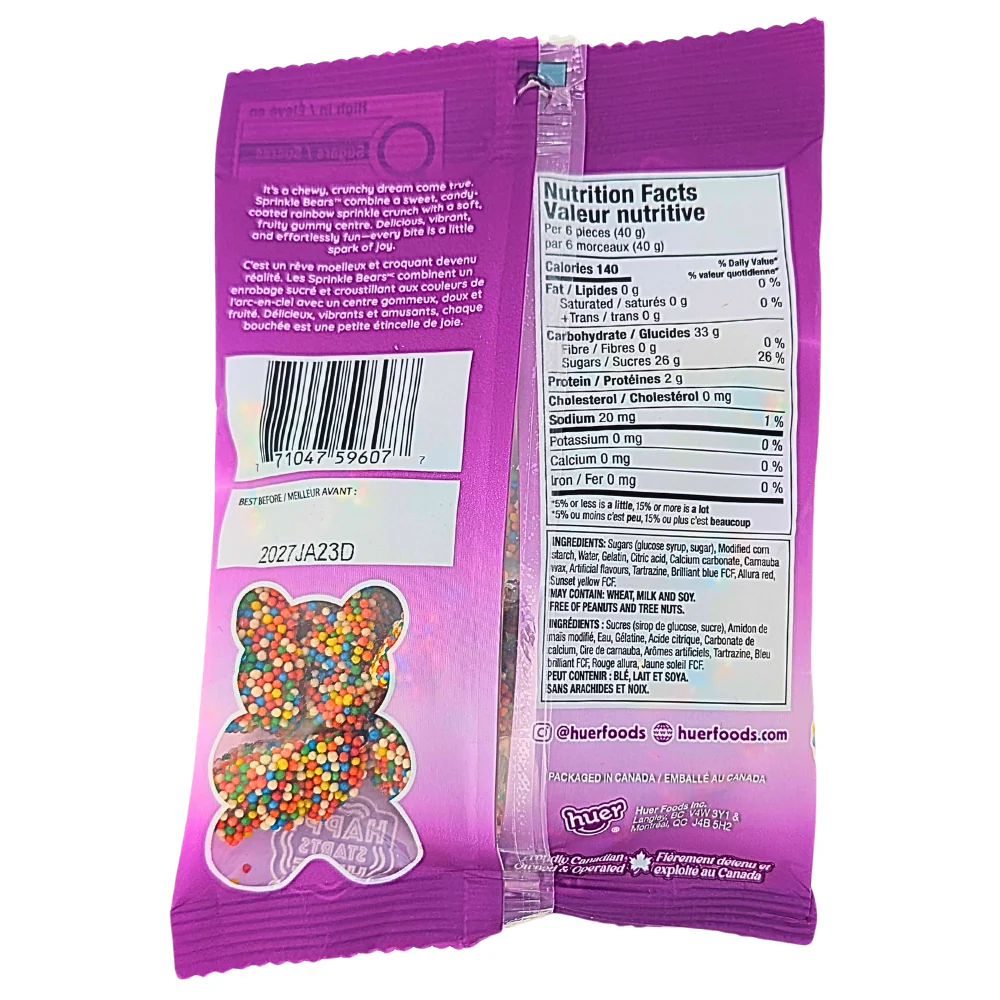 Huer Sprinkle Bears - 120g - Image 2