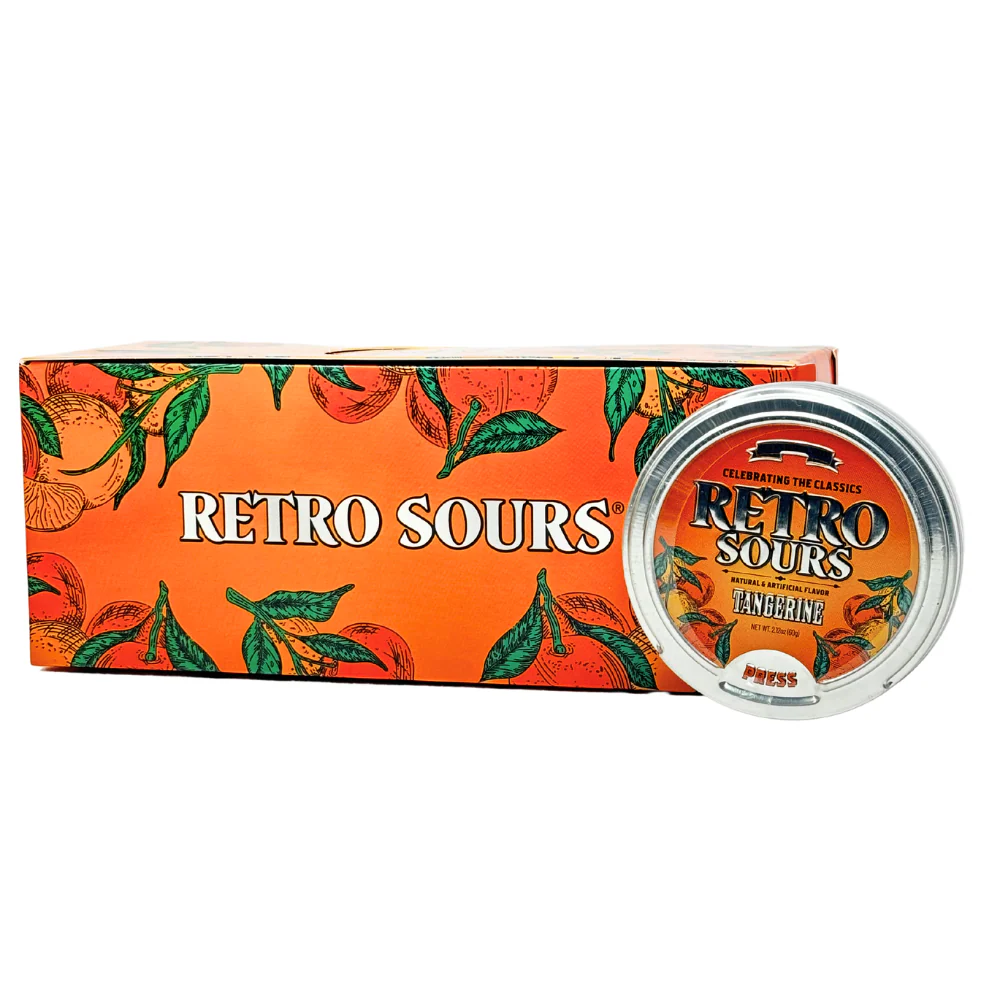 Iconic Retro Sours Tangerine Tin - 2.12oz - Image 2