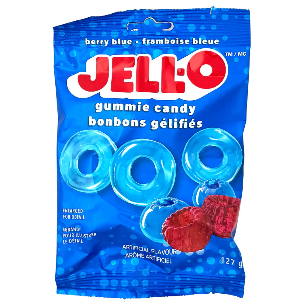 JELL-O Berry Berry Rings - 127g