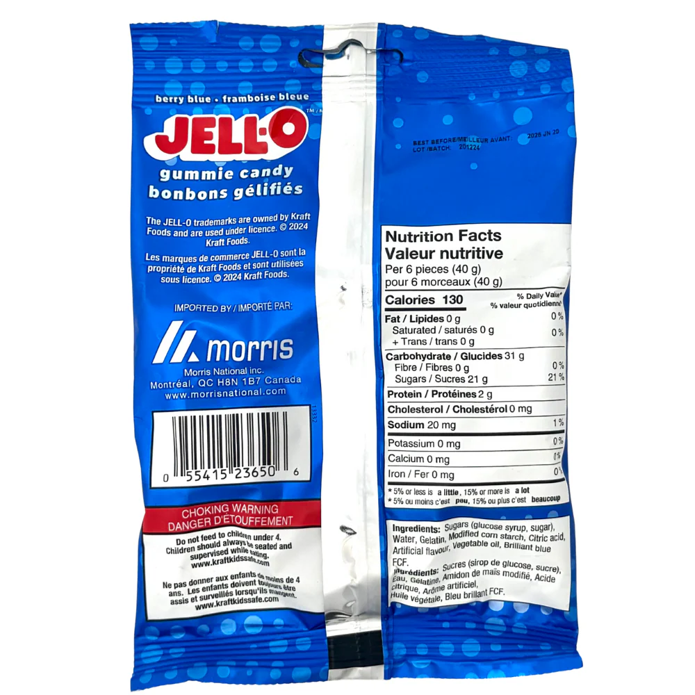 JELL-O Berry Berry Rings - 127g - Image 2