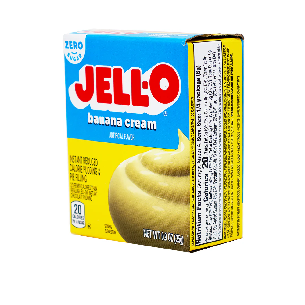 Jell-O Instant Pudding Sugar Free Banana - 1oz - Image 2