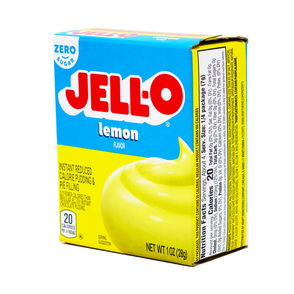 Jell-O Instant Pudding Sugar Free Lemon - 1oz - Image 2