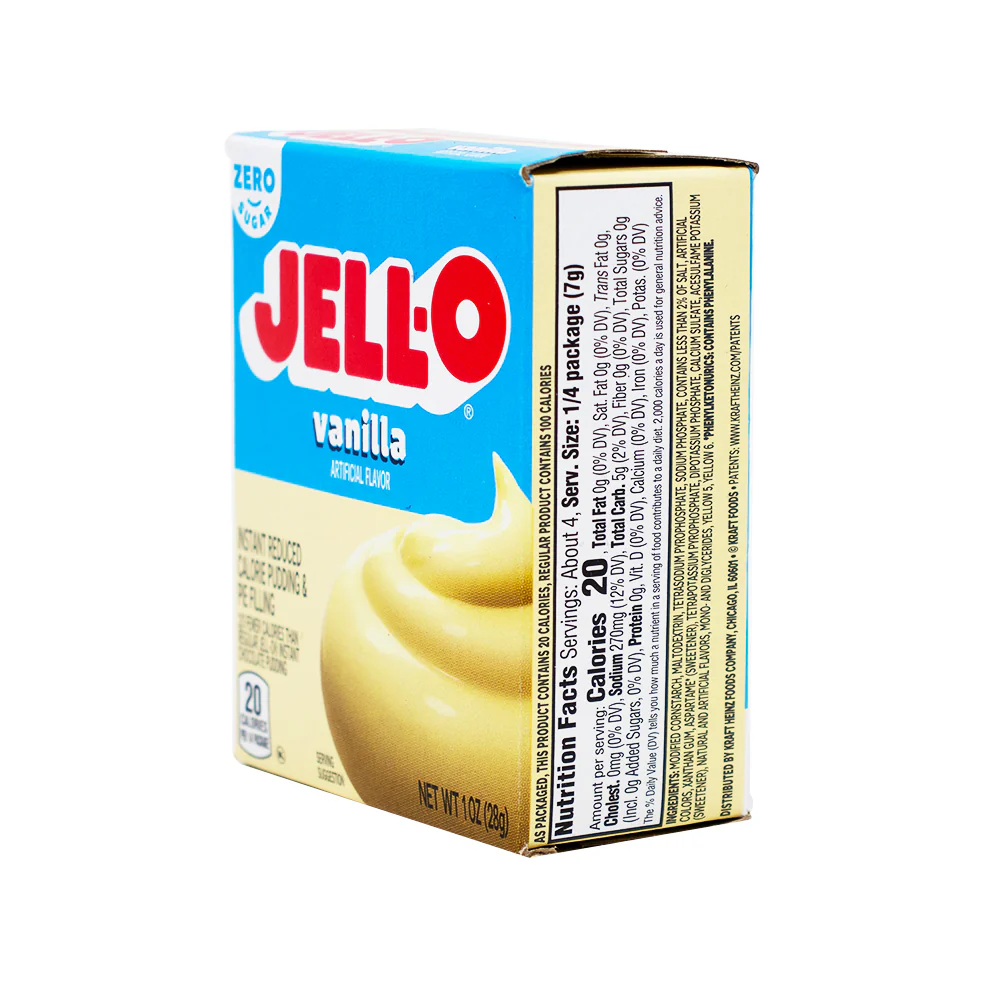 Jell-O Instant Pudding Sugar Free Vanilla - 1oz - Image 2
