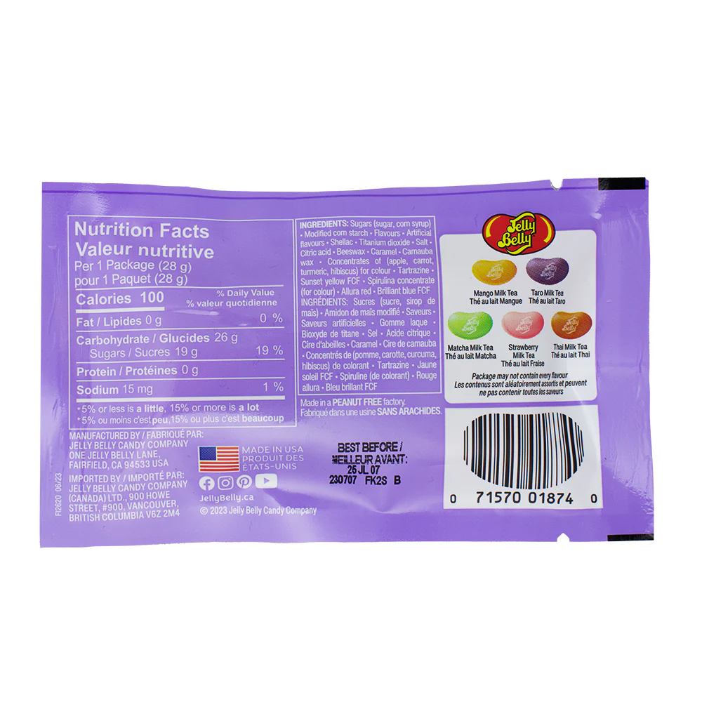 Jelly Belly Boba Milk Tea - 28g - Image 2