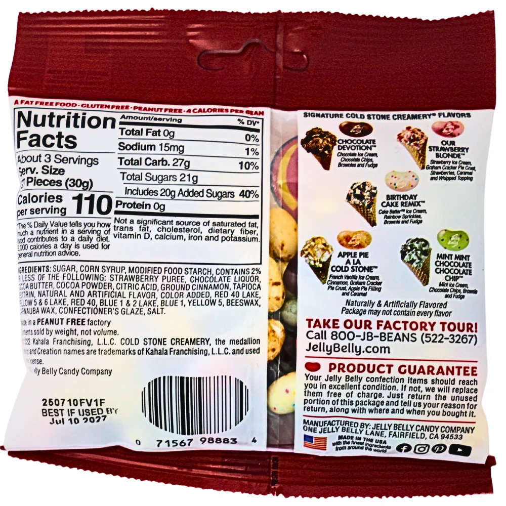 Jelly Belly Cold Stone Ice Cream Parlour Mix - 3.1oz - Image 2