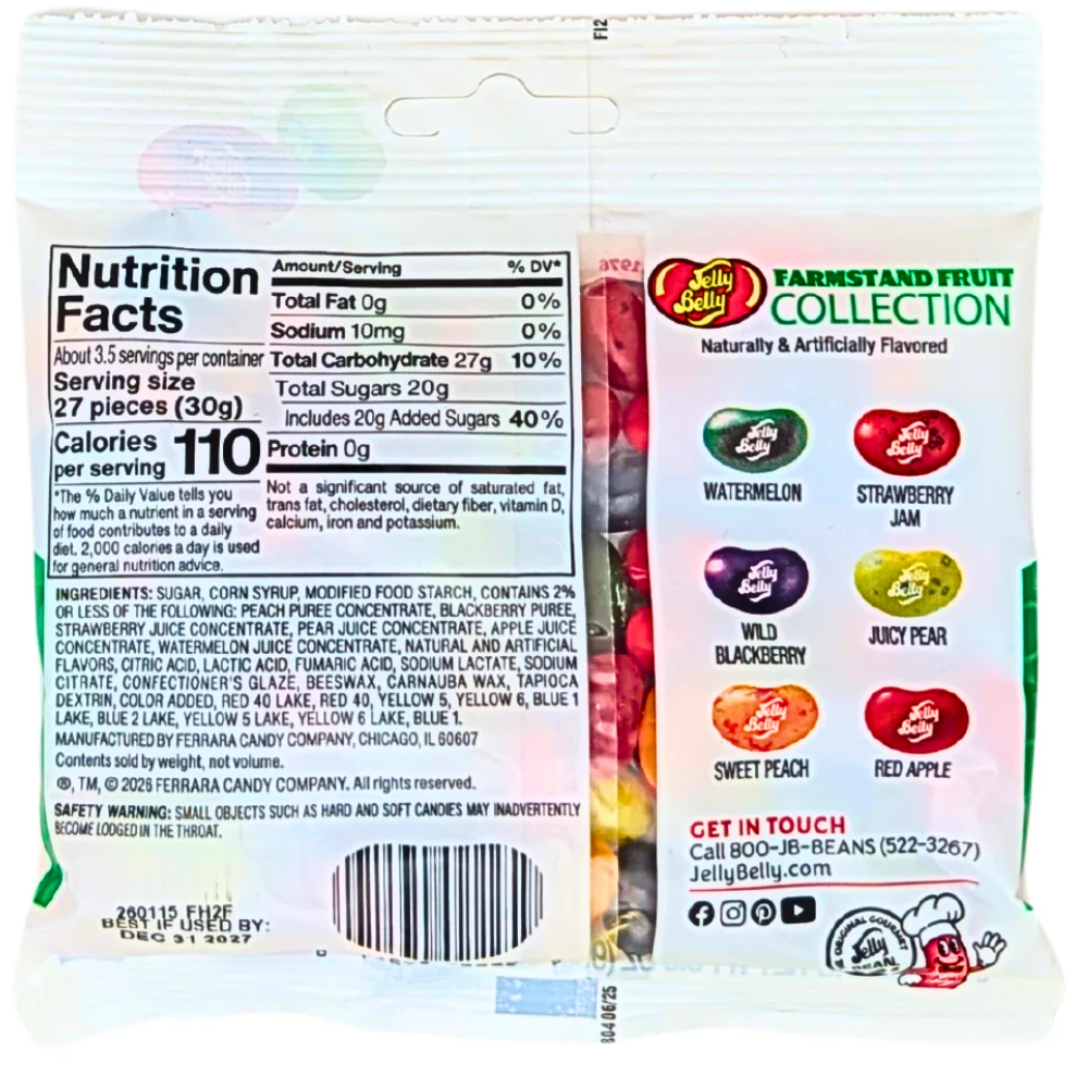 Jelly Belly Farmstand Fruit - 3.5oz - Image 2