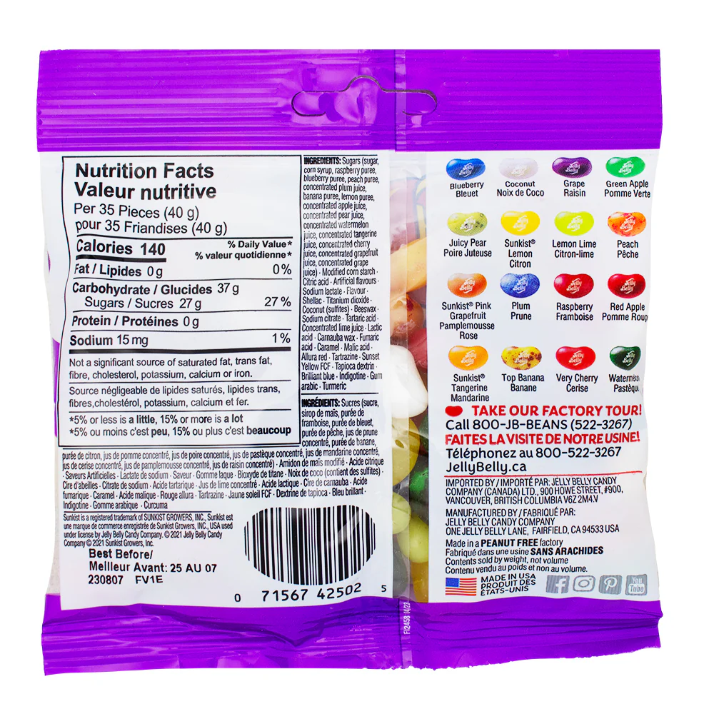 Jelly Belly Fruit Bowl - 100g - Image 2