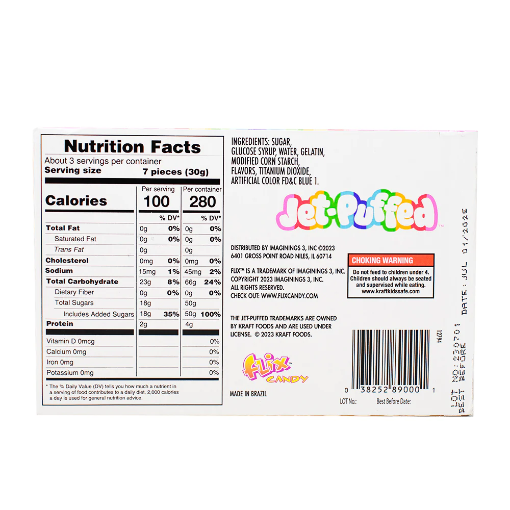 Jet-Puffed Marshmallow Flavored Gummies Theater Box - 3oz - Image 3
