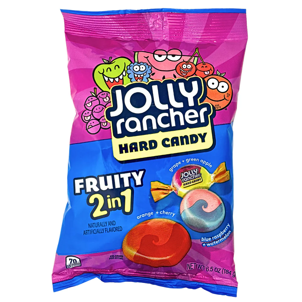 Jolly Rancher Fruity Hard Candy 2in1 - 6.5oz
