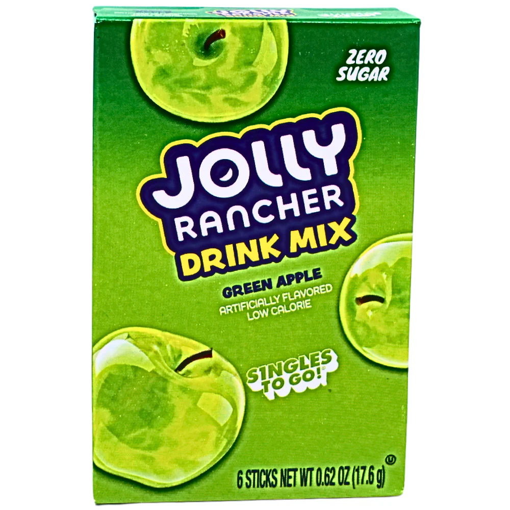 Jolly Rancher Green Apple Singles to GoDrink Mix - 17.6g
