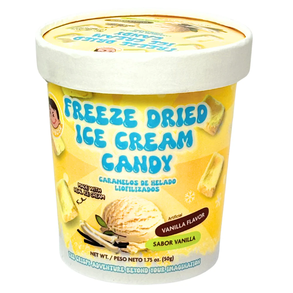 Josh Bosh Freeze Dried Vanilla Ice Cream - 1.75oz - Image 2