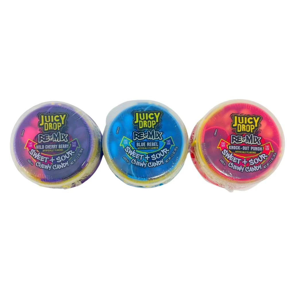 Juicy Drop Remix Sweet & Sour Chewy Candy - 1.3oz - Image 2