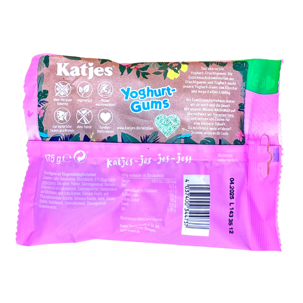 Katjes Yoghurt-Gums - 175g - Image 2