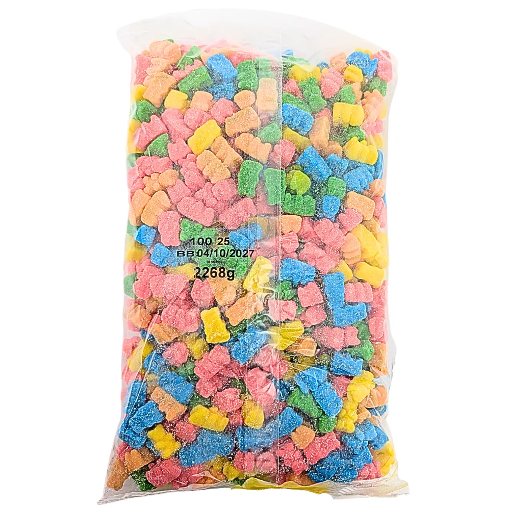 Kervan Sour Neon Gummy Bears - 5lbs - Image 2
