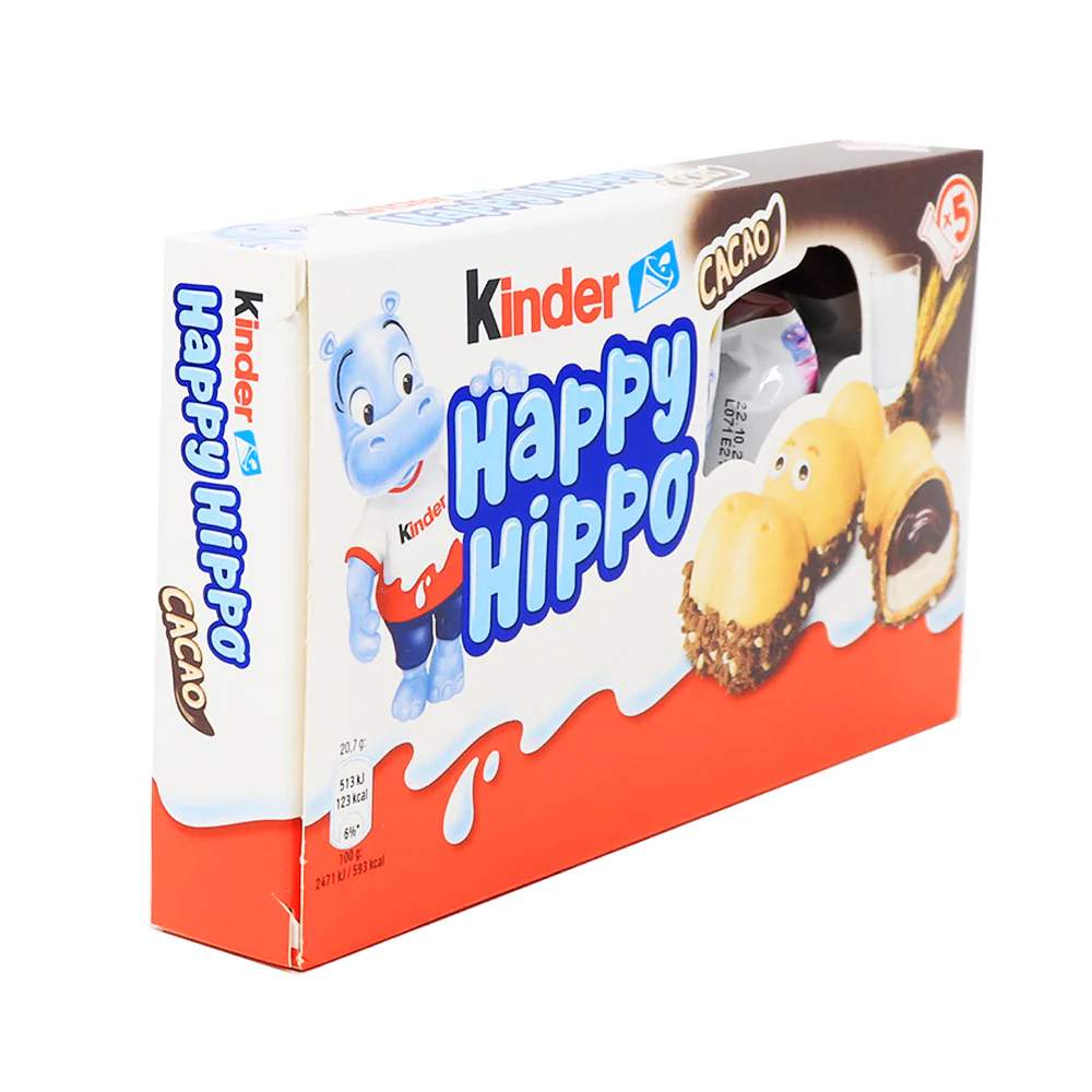 Kinder Happy Hippo Cocoa Cream Biscuits - 5 Pack 103.5g - Image 4