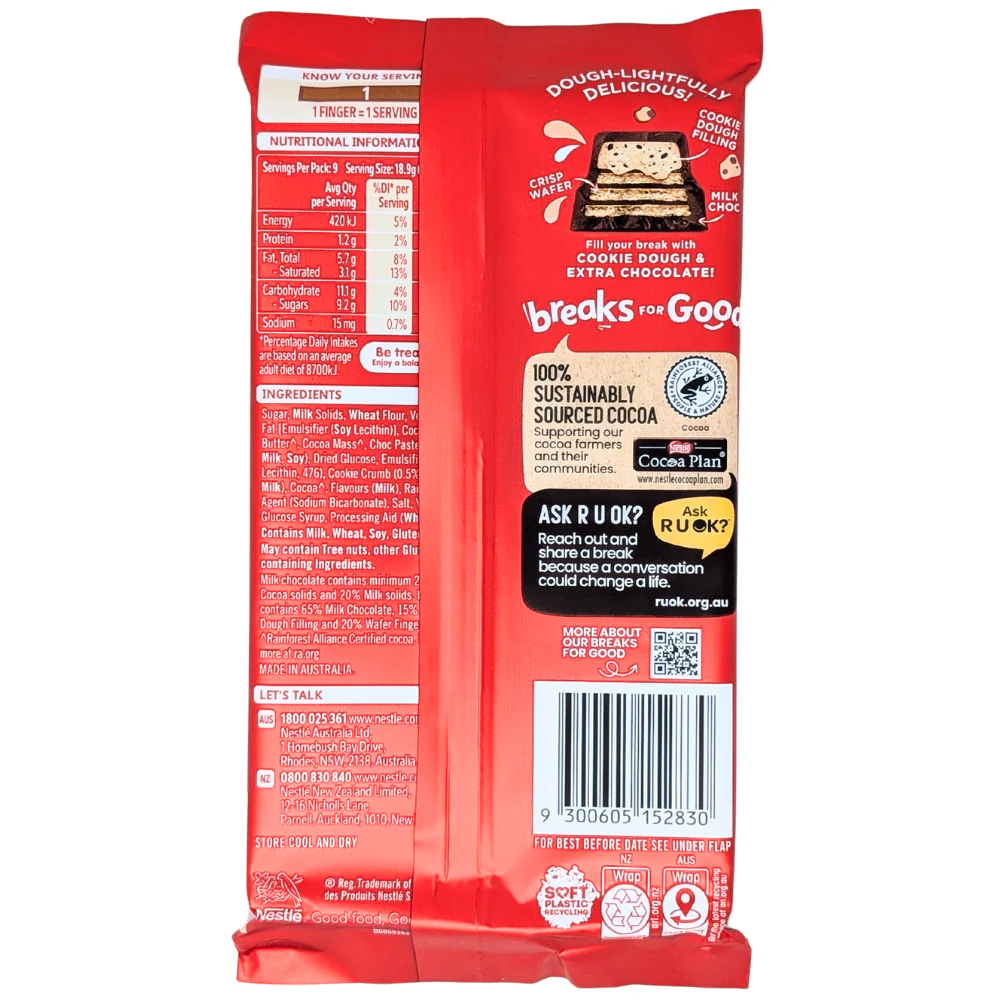 Kit Kat Cookie Dough (Australia) - 170g - Image 2