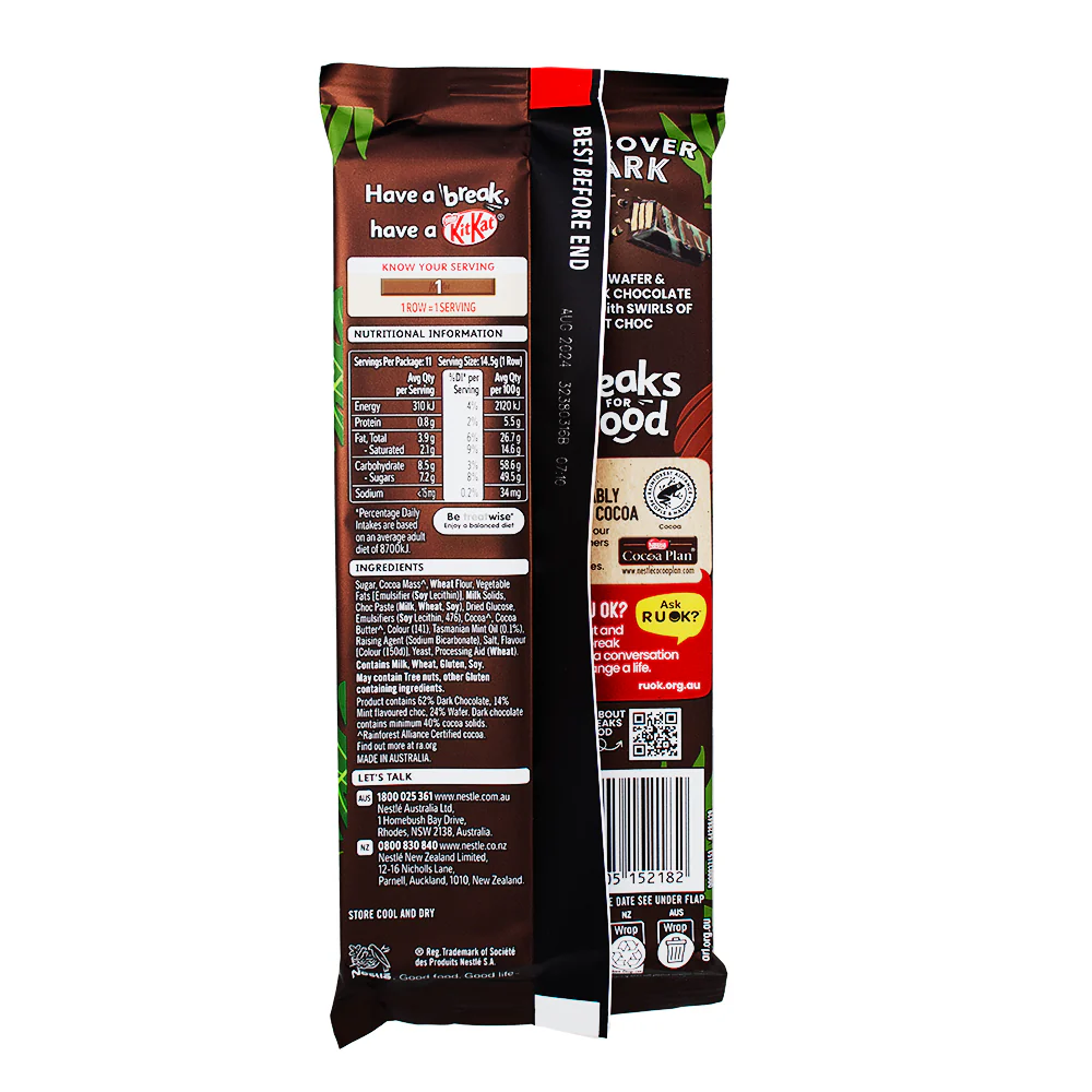 Kit Kat Dark with Tasmanian Mint (Australia) - 160g - Image 3
