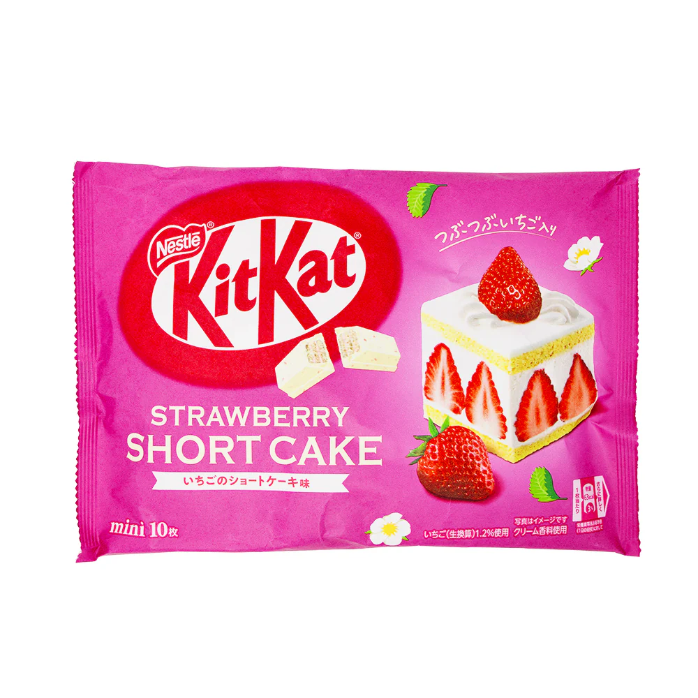 Kit Kat Strawberry Shortcake Bars 10 Pieces (Japan) - 116g