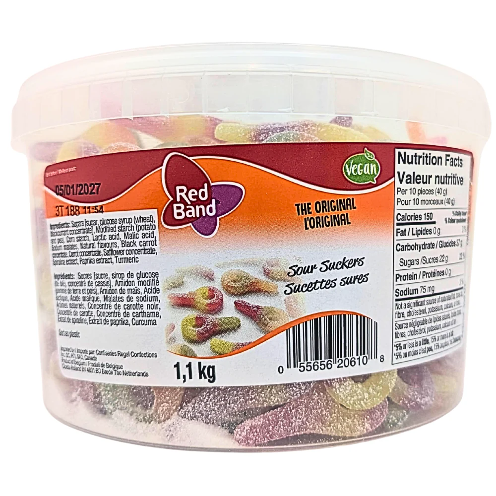 Koala Red Band Sour Suckers Tub - 300 CT - Image 2