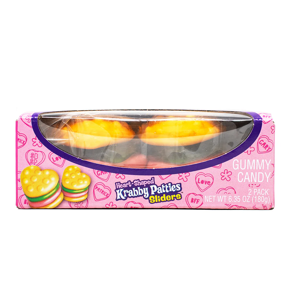 Krabby Patties Heart Shaped Sliders 2pk - 6.35oz - Image 2