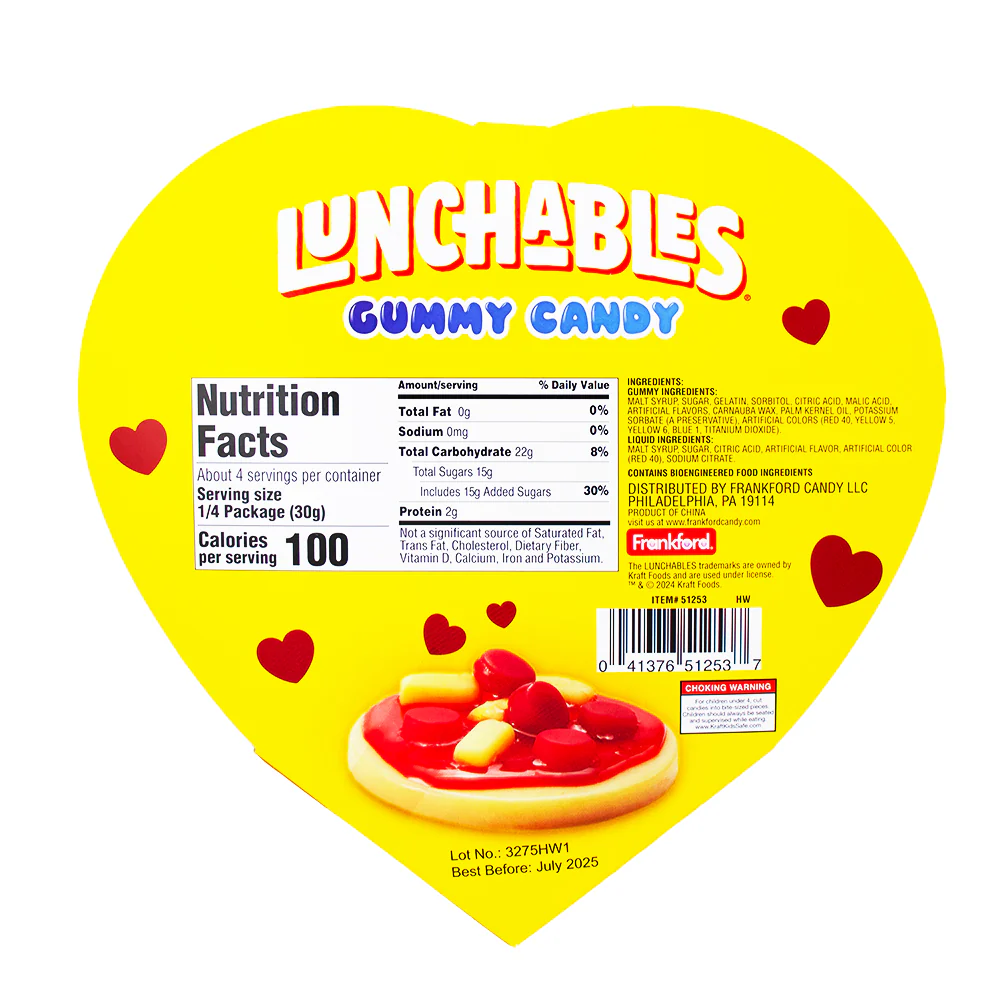 Kraft Lunchables Pizza Kit Heart Gift Box - 4.4oz - Image 2