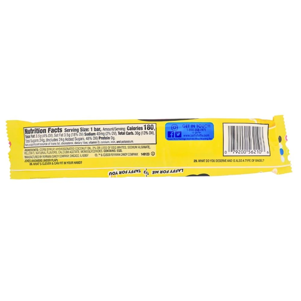 Laffy Taffy Banana Candy - 1.5 oz. - Image 3