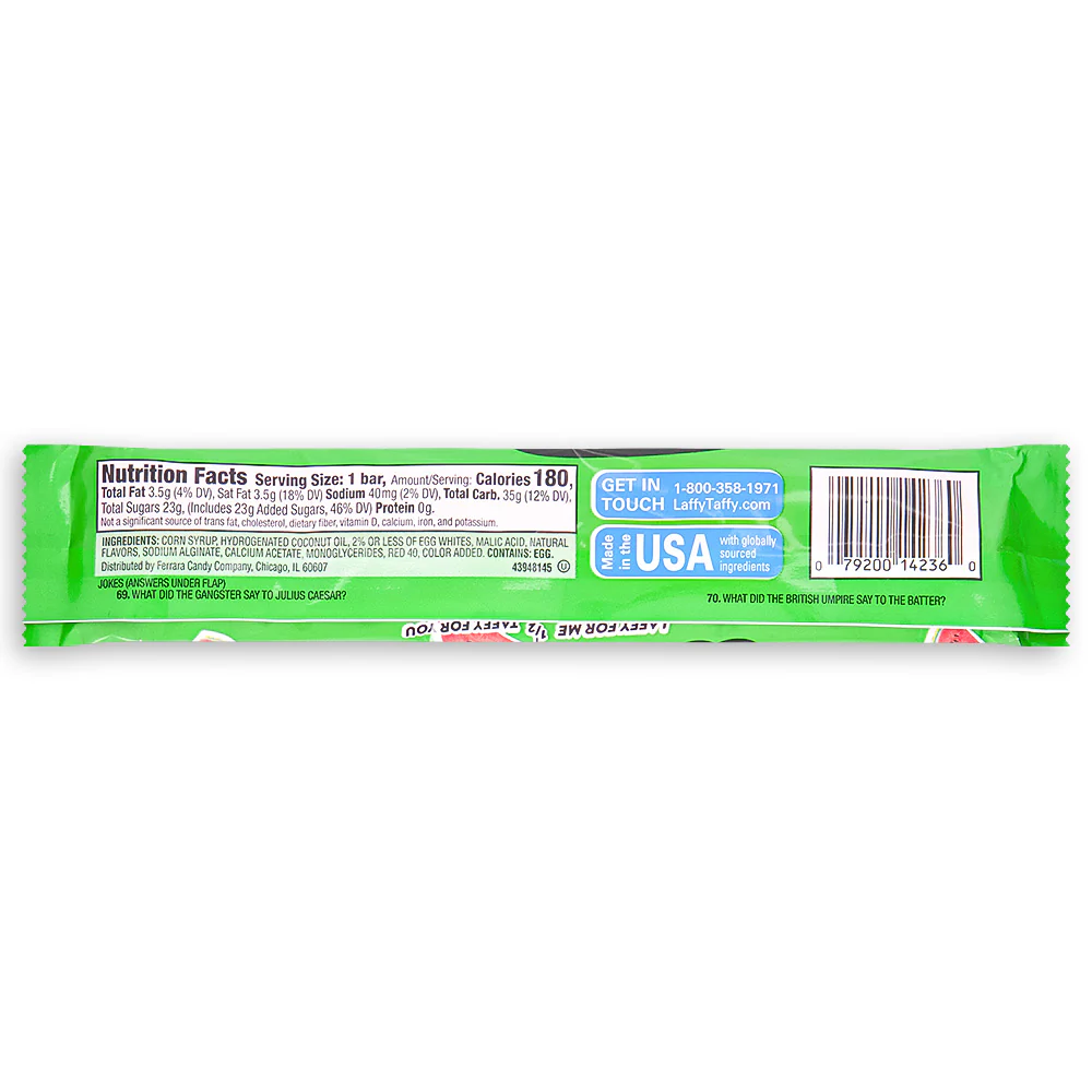 Laffy Taffy Watermelon Candy - 1.5 oz. - Image 3