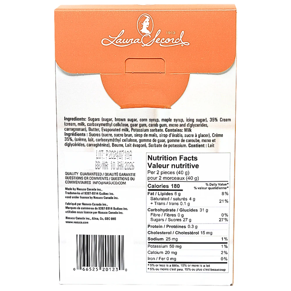 Laura Secord Maple Fudge Box - 180g - Image 2