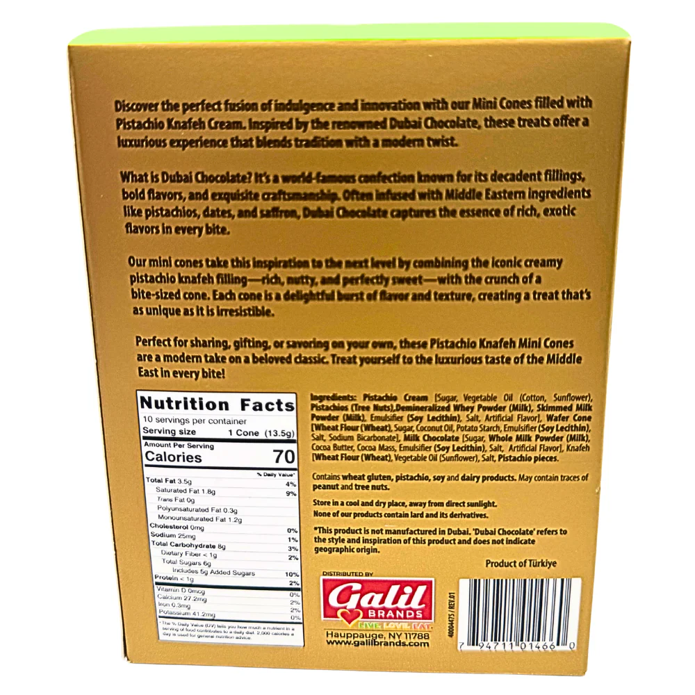 Leonessa Dubai Chocolate Cones - 4.7oz - Image 2