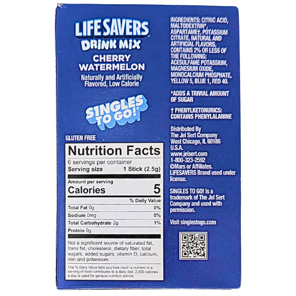 Lifesavers Cherry Watermelon Singles To Go - 14.5g - Image 2
