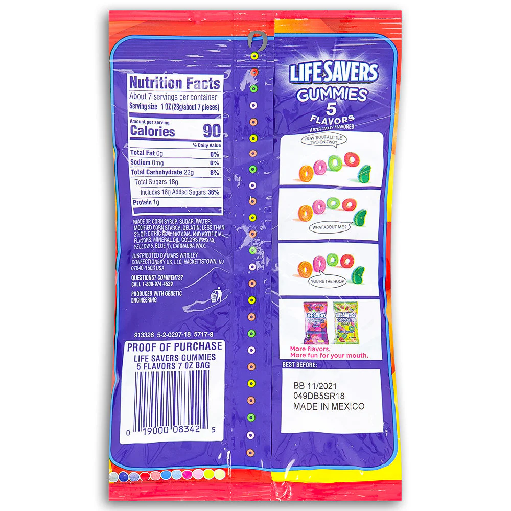 Lifesavers Gummies 5 Flavors - 7oz - Image 3