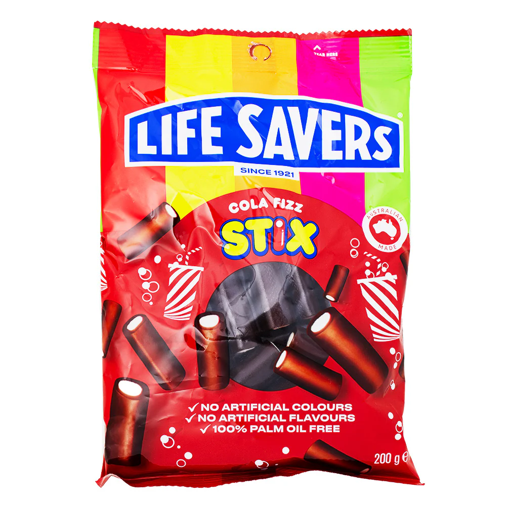 Lifesavers Stix Cola Fizz (Australia) - 200g