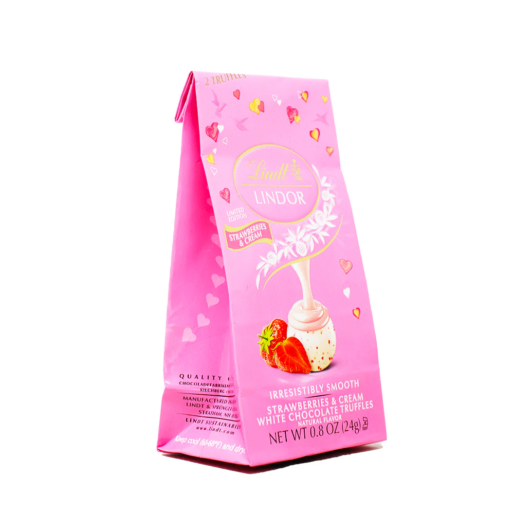Lindor Valentine Strawberries and Cream Mini Bag - .8oz - Image 2
