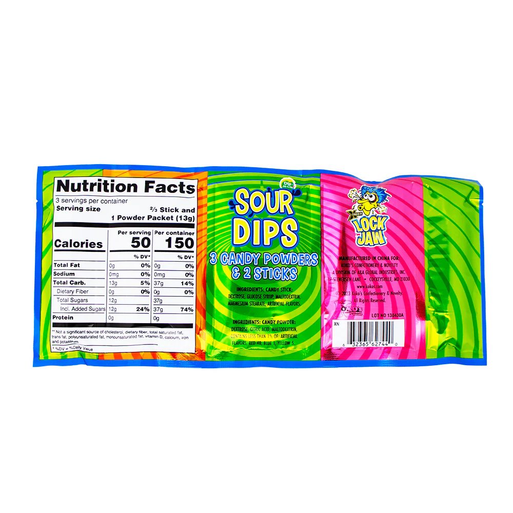 Lock Jaw Sour Dips - 1.41oz - Image 2