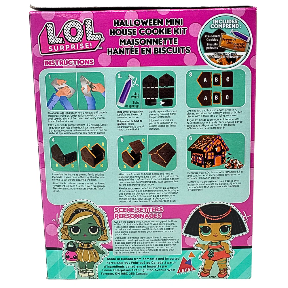 LOL Surprise Halloween Mini House Cookie Kit - 192g - Image 2