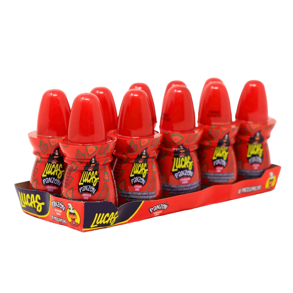 Lucas Panzon Sour Squeeze Candy Sandia (Watermelon) - 10ct Box - Image 2
