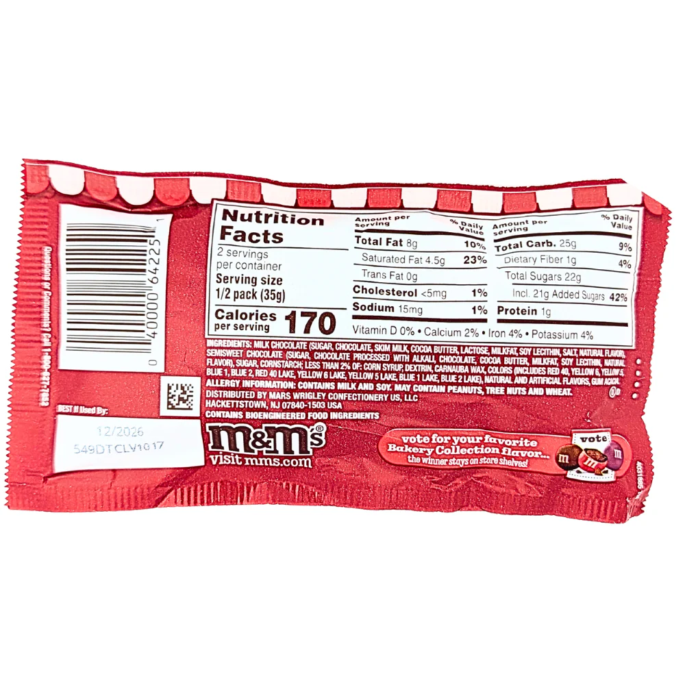M&M's Cherry Chocolate Cupcake - 2.47oz - Image 2