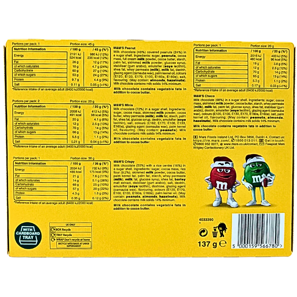 M&M's & Friends Selection Box (UK) - 139g - Image 2