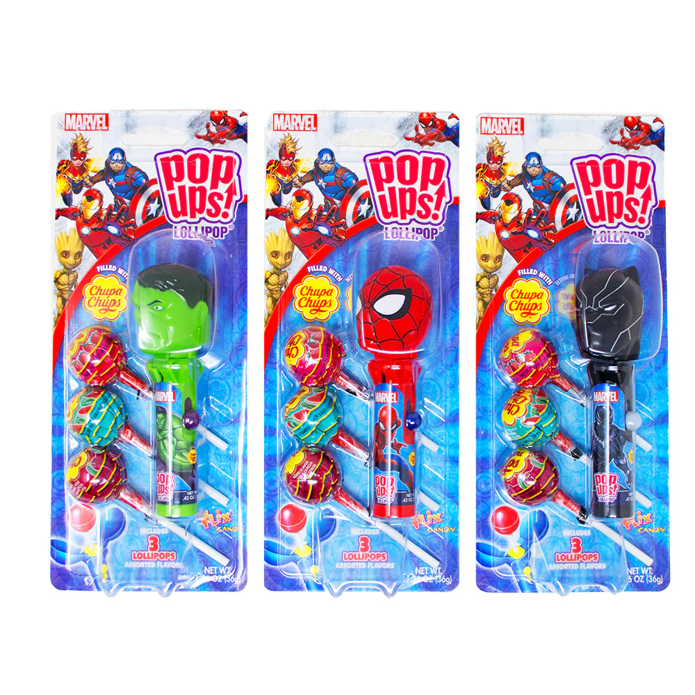 Marvel Pop-Ups Lollipop Set - 36g - Image 3