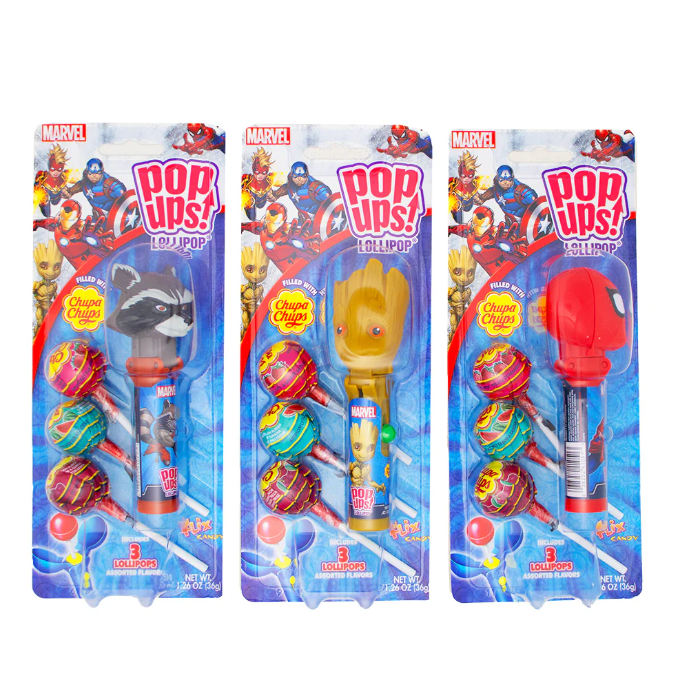 Marvel Pop-Ups Lollipop Set - 36g - Image 5