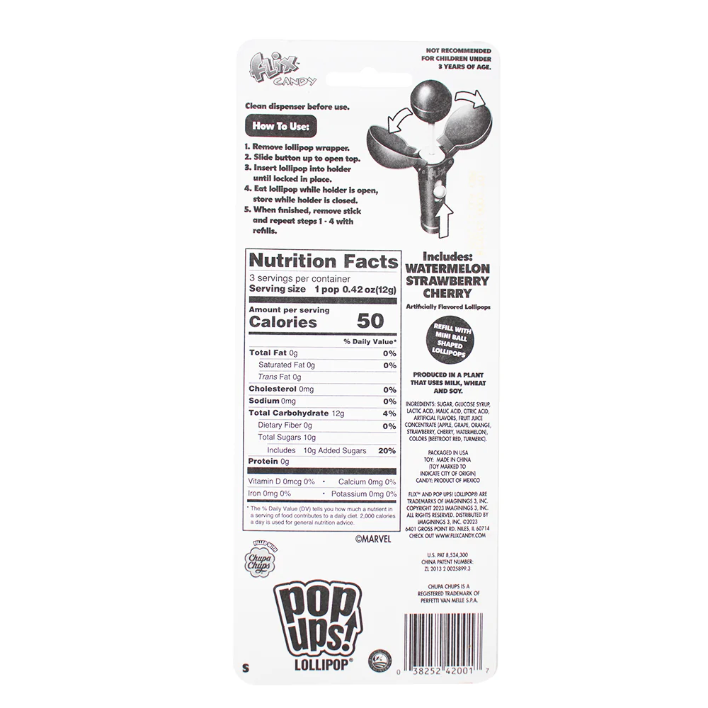 Marvel Pop-Ups Lollipop Set - 36g - Image 6