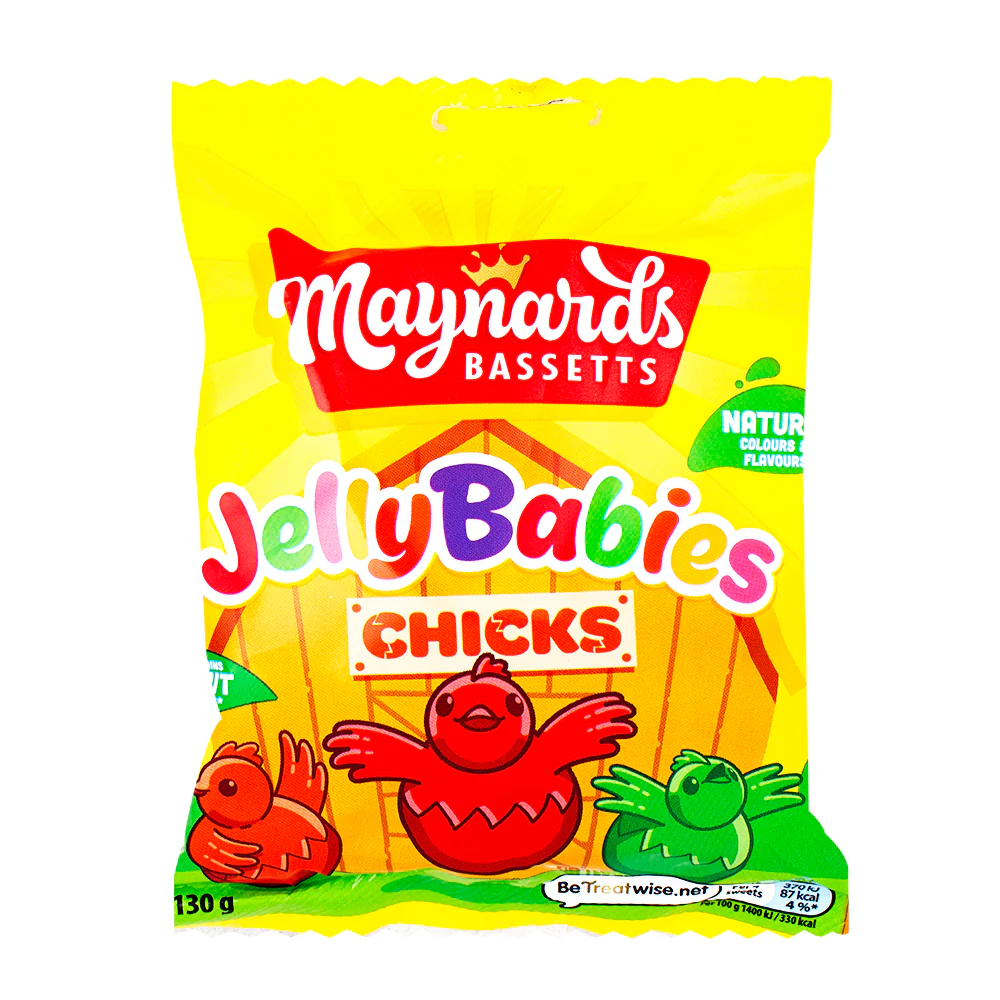 Maynards Bassetts Jelly Babies Chicks (UK) - 130g
